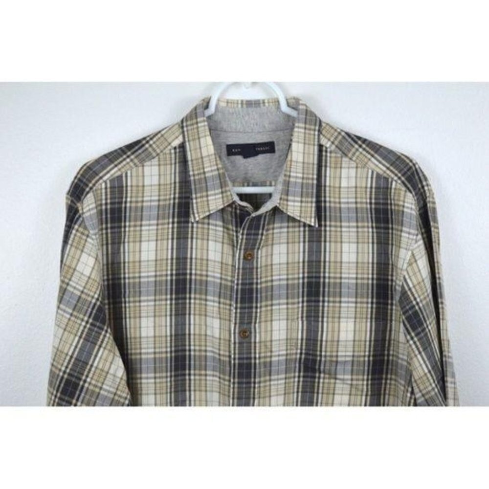 Banana Republic Large Shirt Long Sleeve Plaid